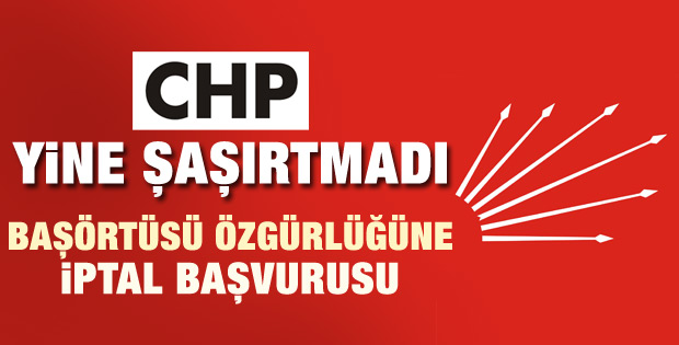 CHP kamuda başörtüsünün iptali için Danıştay'a başvurdu