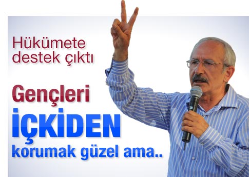 CHP'den hükümete içki desteği