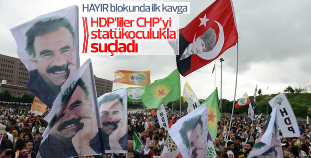 HDP'den CHP'nin Hayır kampanyasına ilk tepki