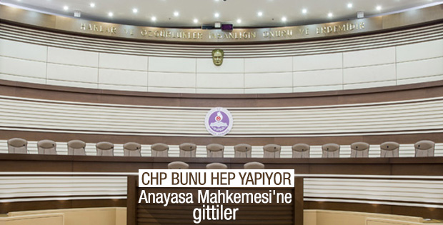 CHP Anayasa Mahkemesi'ne gitti