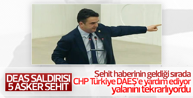 CHP'li vekilden DEAŞ'a yardım yalanı