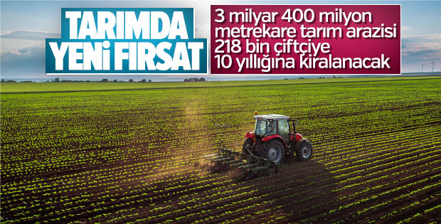 218 bin çiftçiye hazine arazisi verilecek