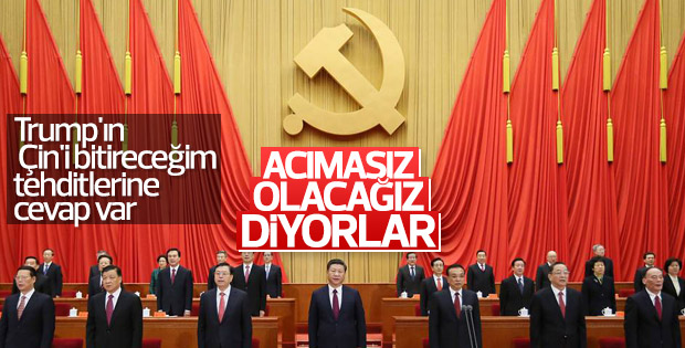 Çin'den Trump'a gözünün yaşına bakmayız uyarısı