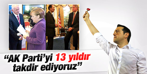 SYRIZA lideri: AK Parti'yi 13 yıldır takdir ediyoruz