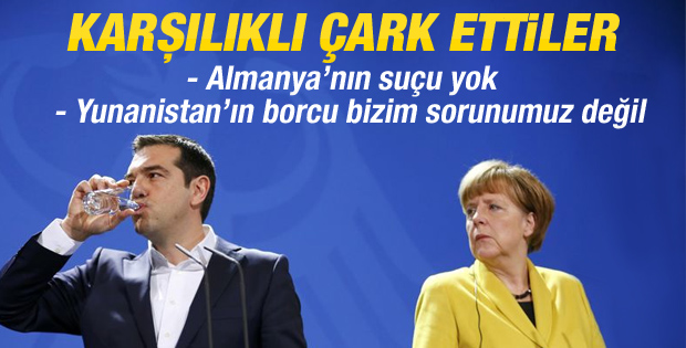 Merkel ve Çipras Berlin'de bir araya geldi