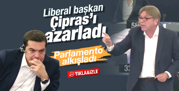 Çipras Avrupa Parlamentosu'nda azarlandı