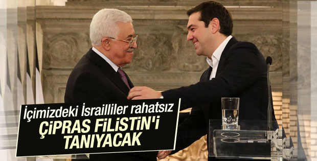 Çipras Yunan Parlamentosu Filistin'i tanıyacak dedi