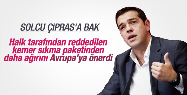Aleksis Çipras'ın kemer sıkma paketi protesto edildi