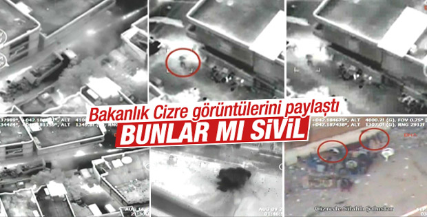 Cizre'deki operasyondan görüntüler