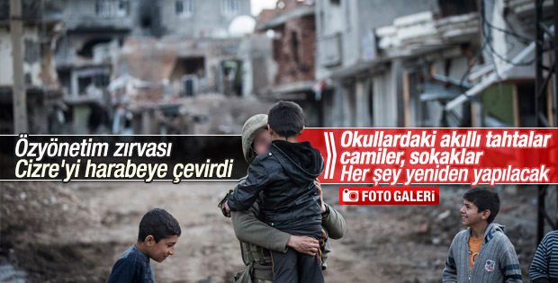 Teröristlerin Cizre'ye verdiği zarar ortaya çıktı