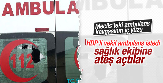 Cizre'de ambulans tuzağı