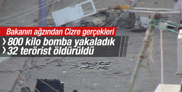 Selami Altınok: Cizre'de 32 terörist öldürüldü