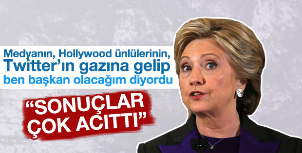 Hillary Clinton sonuçları değerlendirdi