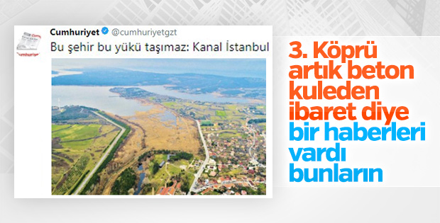 Cumhuriyet'in Kanal İstanbul haberi