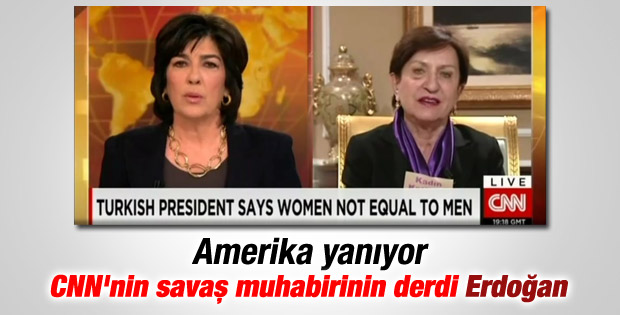 CNN muhabiri Ferguson'u değil Erdoğan'ı dert etti