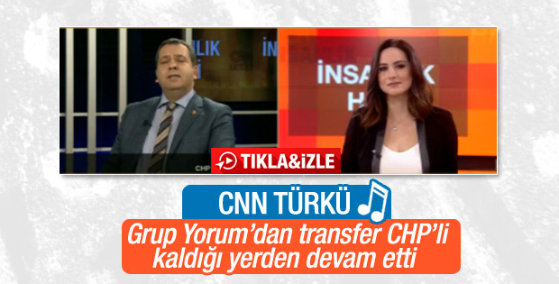 CHP'li vekil CNN Türk'te türkü söyledi