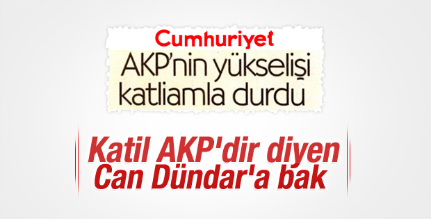 Cumhuriyet'e göre Ankara saldırısı AK Parti'yi durdurdu