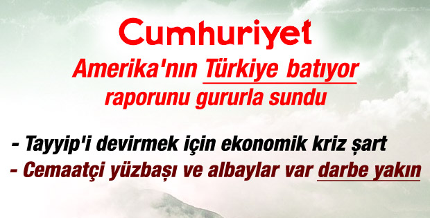 Cumhuriyet yazarı ABD'nin Türkiye hesaplarını yazdı