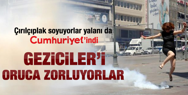 Cumhuriyet'ten Geziciler'e zorla oruç tutturuluyor iddiası