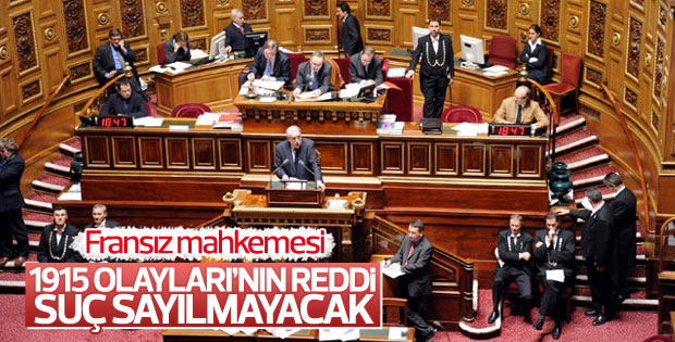 Fransa Anayasa Mahkemesi'nden 1915 kararı