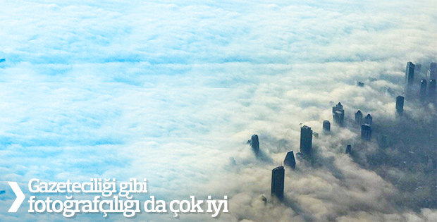 Hakan Çelik'in objektifinden sisli İstanbul