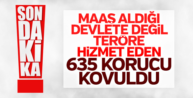 635 güvenlik korucusu görevden uzaklaştırıldı