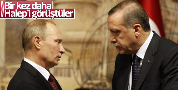 Cumhurbaşkanı Erdoğan Putin'le görüştü