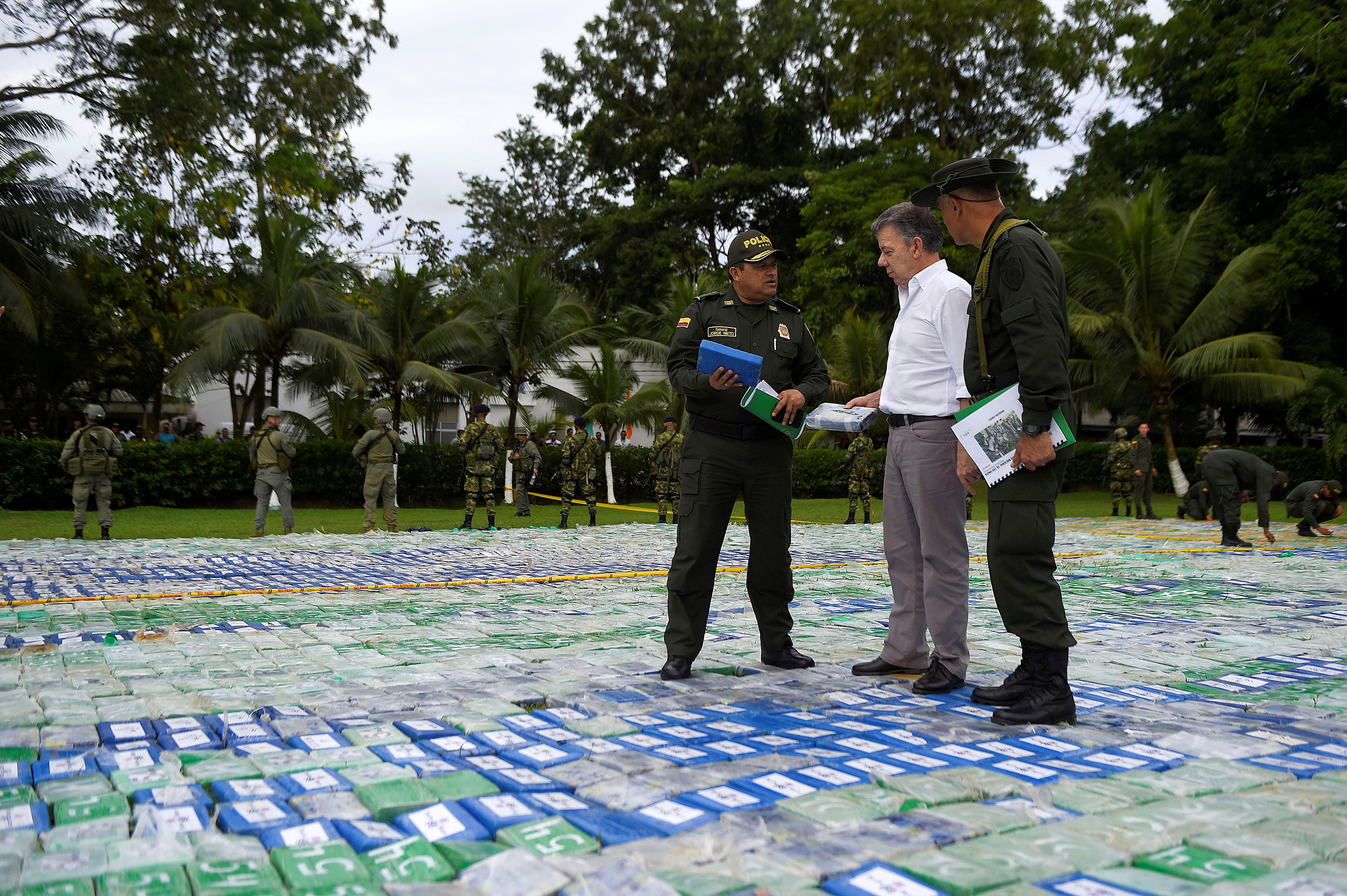 Kolombiya'da 12 ton kokain ele geçirildi