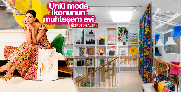 Ünlü moda tasarımcısı evinin kapılarını açtı