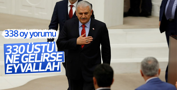Başbakan Yıldırım'dan 338 oy yorumu