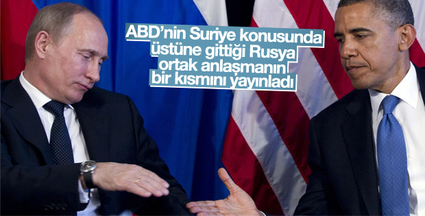 Rusya'dan ABD'ye Suriye için samimiyet çağrısı