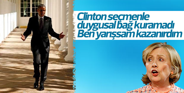 Obama: Bu yıl yarışabilsem seçimleri kazanabilirdim