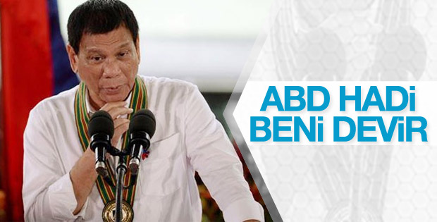 Duterte ABD'ye meydan okudu