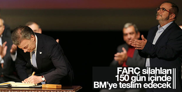 FARC silahları teslim ediyor