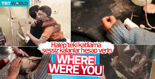 Halep'te insanlığın dramı