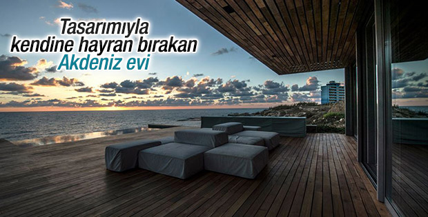 Tasarımıyla kendine hayran bırakan Akdeniz evi