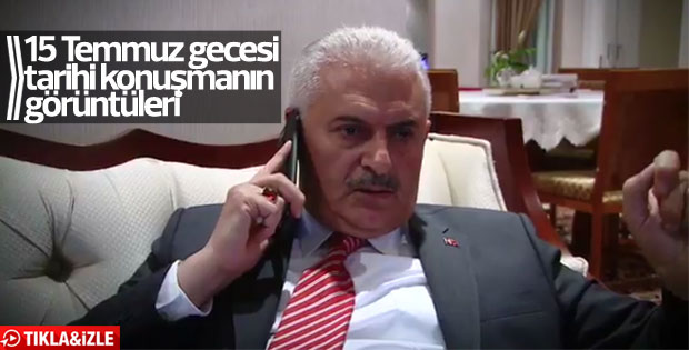 Başbakan'ın 15 Temmuz gecesi görüntüleri ortaya çıktı