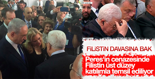 Mahmud Abbas Şimon Peres'in cenazesine katıldı