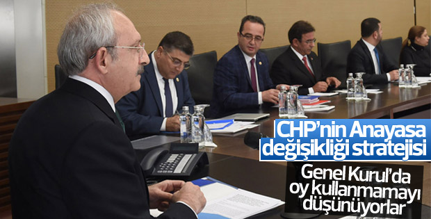 CHP'de Anayasa değişikliği teklifini tartışma toplantısı