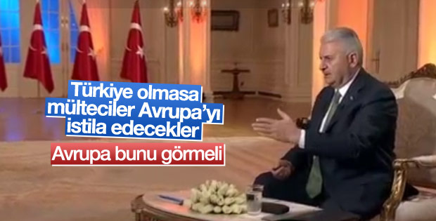 Başbakan Yıldırım'dan Avrupa'ya mülteci mesajı