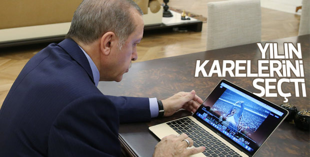 Cumhurbaşkanı Erdoğan yılın fotoğraflarını seçti