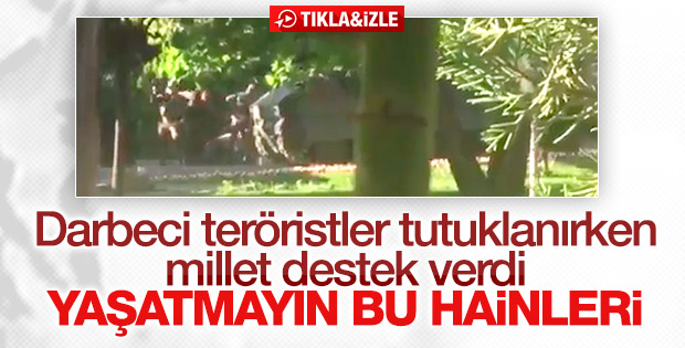 Darbeci komutan böyle teslim oldu VİDEO