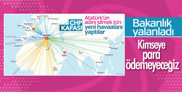 Ulaştırma Bakanlığı: 3. Havalimanı için para ödemeyeceğiz