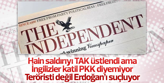 İngiliz İndependent gazetesinin ikiyüzlülüğü