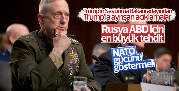 Trump'ın adayı Mattis'ten ayrışan açıklamalar