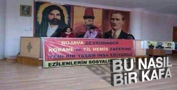 Hz.Ali'li Hacı Bektaş-ı Veli'li Atatürk'lü PKK propagandası