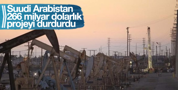 Suudi Arabistan 266 milyar dolarlık sözleşmeleri durdurdu