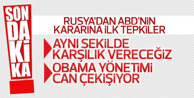 Rusya'dan ABD'nin diplomatları sınırdışı kararına tepkiler