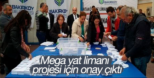 Ataköy'deki mega yat limanı projesi için onay çıktı