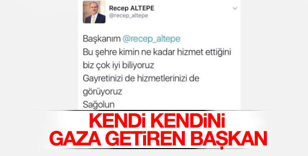 Bursa Belediye Başkanı Altepe'den skandal tweet 